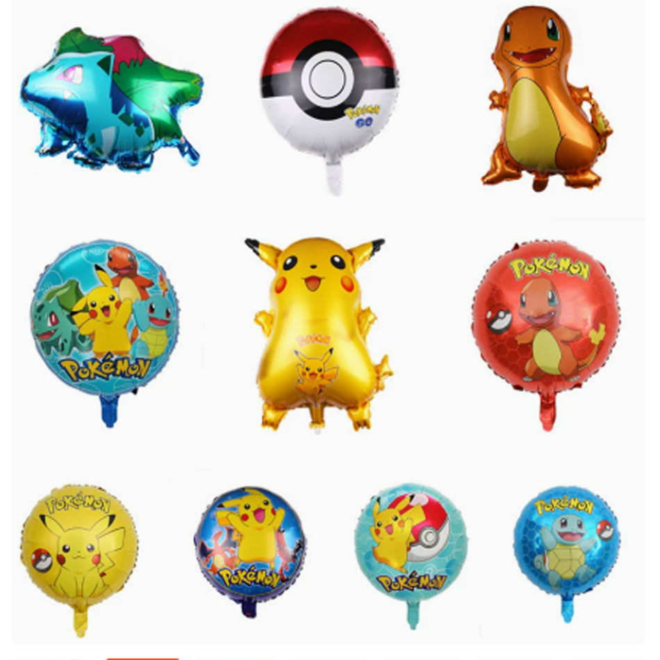 Pokeball Cosplay Prop - 2026 6Pcs Cartoon Pikachu Birthday Party