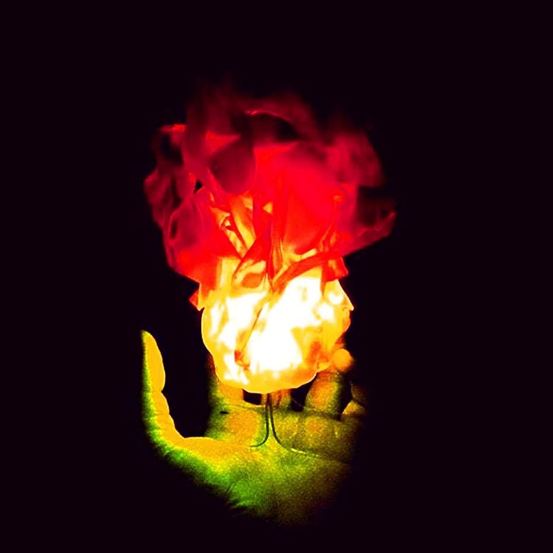 Cosplay Floating Prop - Realistic Hanging Floating Red Fireball LED