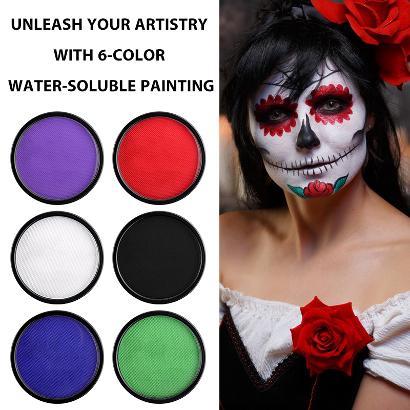 6 Colors Water Activated Face  - Cosplay Prop Paint recensione e prezzo