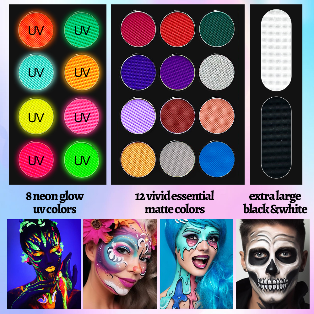 22 Color Face Body Painting Ki - Cosplay Prop Paint recensione e prezzo
