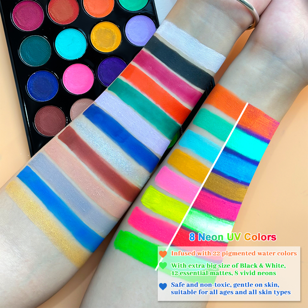 22 Color Face Body Painting Ki - Cosplay Prop Paint recensione e prezzo