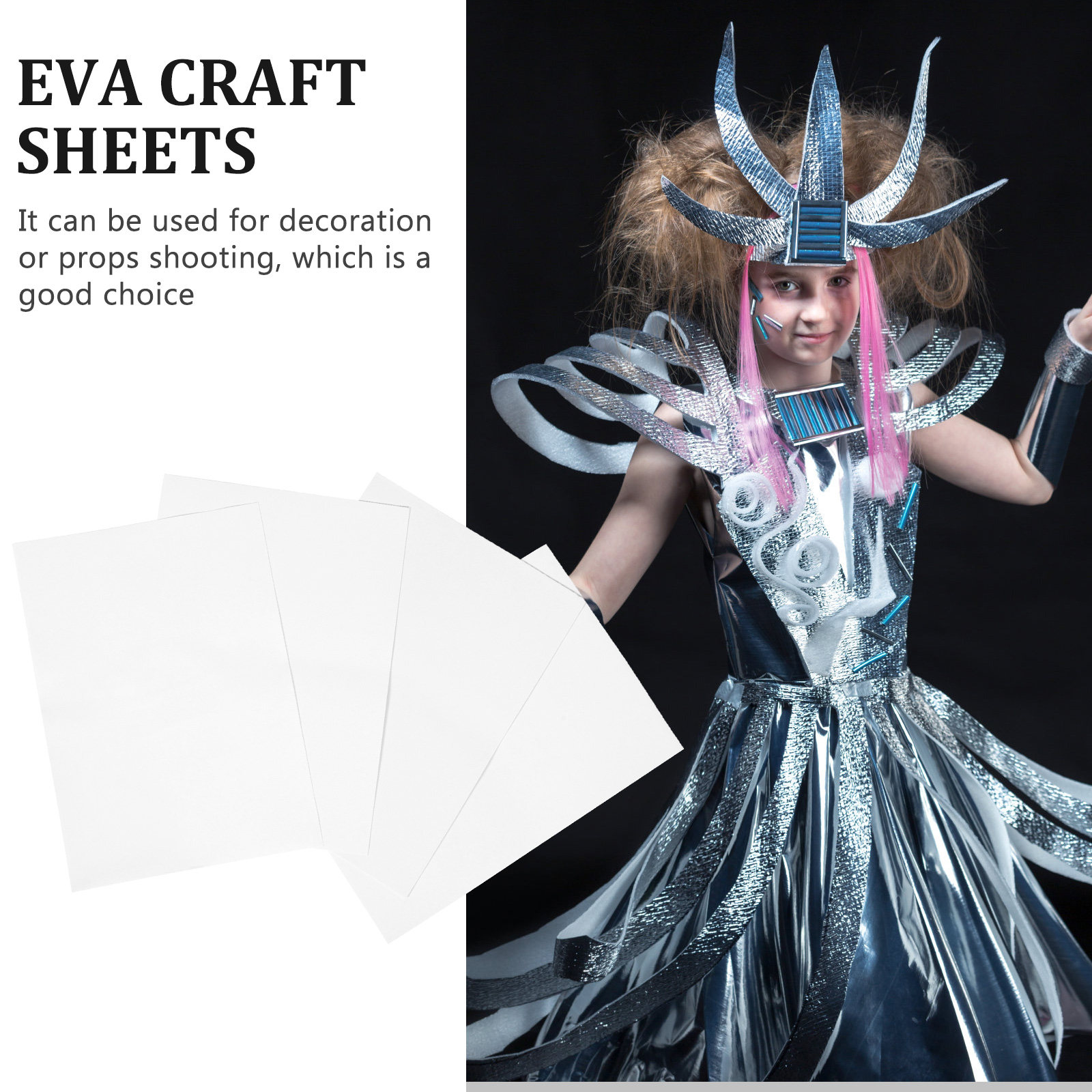 4Pcs Eva Foam Sheets for Cospl - Cosplay Props Eva Foam recensione e prezzo
