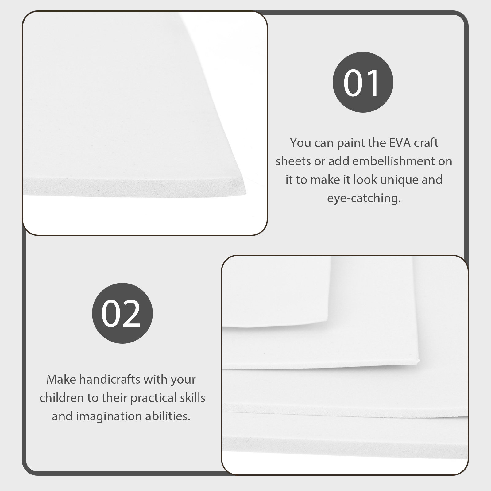 4Pcs Eva Foam Sheets for Cospl - Cosplay Props Eva Foam recensione e prezzo
