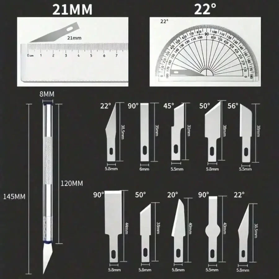 13pcs Precision Craft Knife Se - Craft Knife Set recensione e prezzo