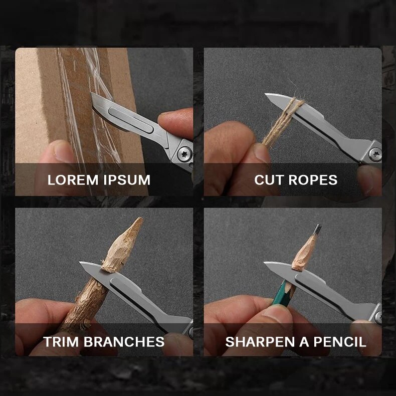 Folding Knife Stainless Steel  - Craft Knife Set recensione e prezzo