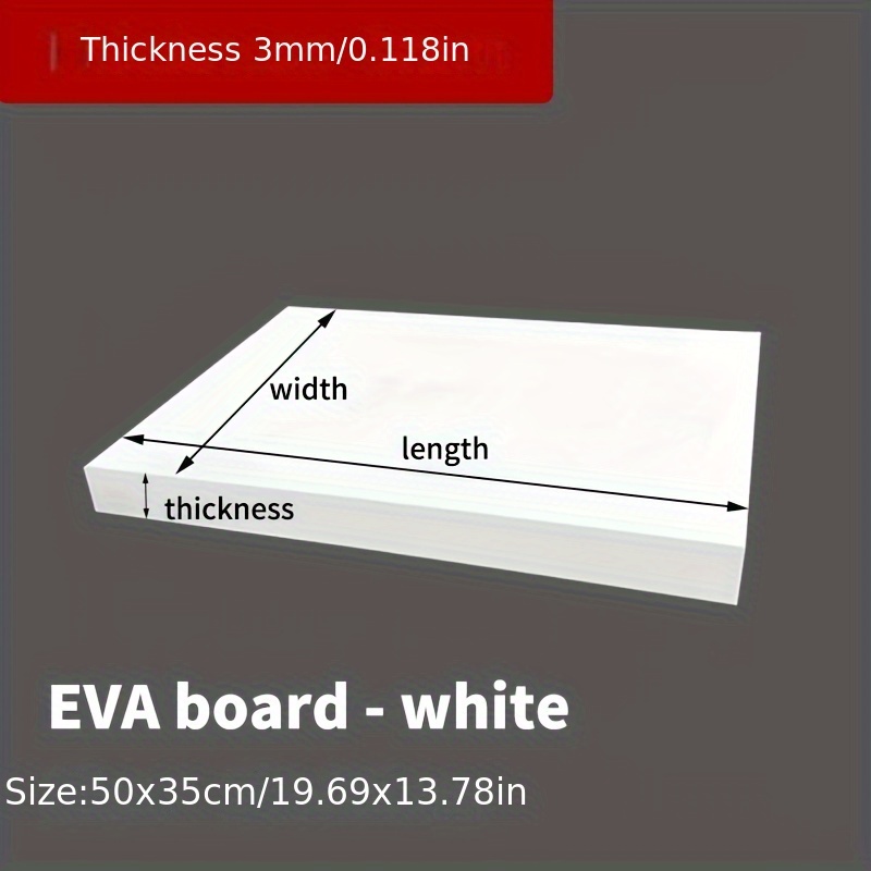 EVA Foam Board 14x39 Inch, 3mm - Cosplay Props Eva Foam recensione e prezzo