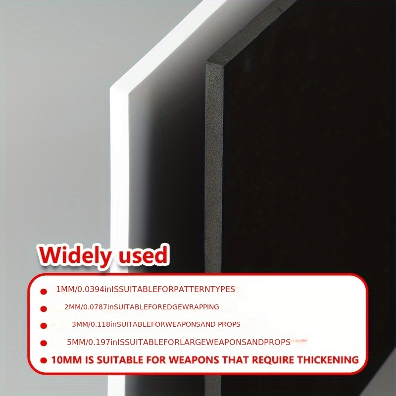 EVA Foam Board 14x39 Inch, 3mm - Cosplay Props Eva Foam recensione e prezzo