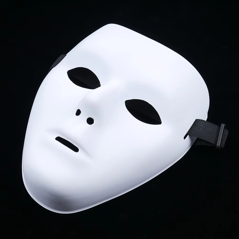Halloween Pvc White Face Mask  - Cosplay Prop Paint recensione e prezzo
