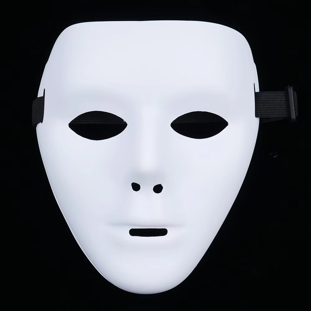 Halloween Pvc White Face Mask  - Cosplay Prop Paint recensione e prezzo