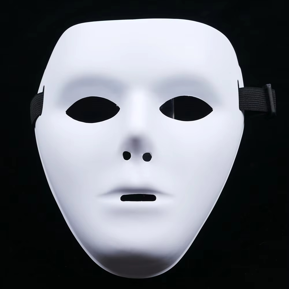 Halloween Pvc White Face Mask  - Cosplay Prop Paint recensione e prezzo