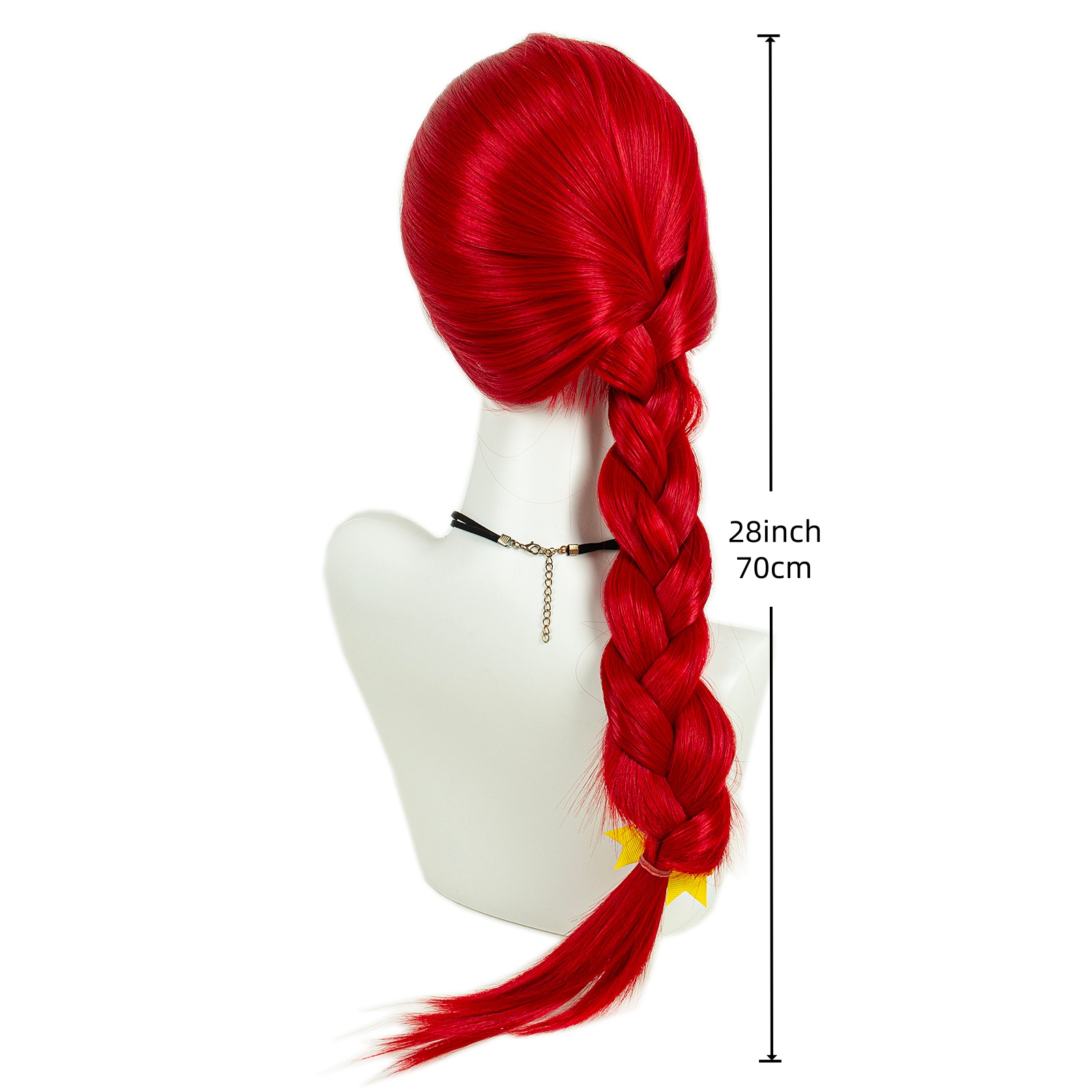 REEWES Jessie Cosplay Wig Red  - Cosplay Prop Bow recensione e prezzo