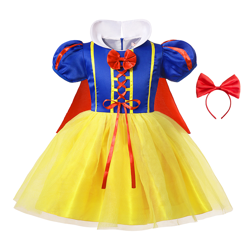 Snow White Princess Dress Kids - Cosplay Prop Bow recensione e prezzo
