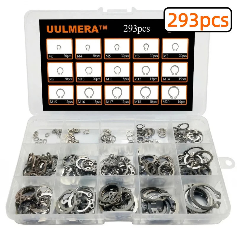 293Pcs M3-M20 304 Stainless St - Snap Fastener Set recensione e prezzo