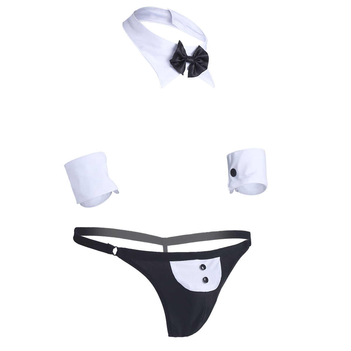 Men Cosplay Waiter Lingerie Se - Cosplay Prop Bow recensione e prezzo