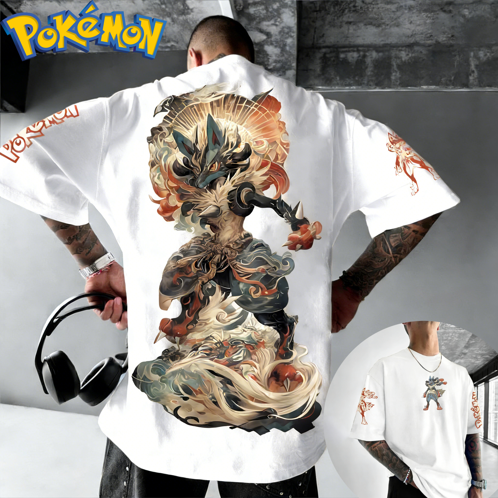 New Pokemon Cotton T Shirt wit - Cosplay Flame Prop recensione e prezzo
