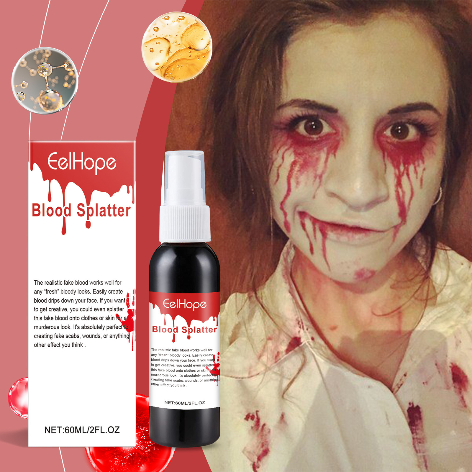 Halloween Emulation Fake Blood - Cosplay Prop Paint recensione e prezzo