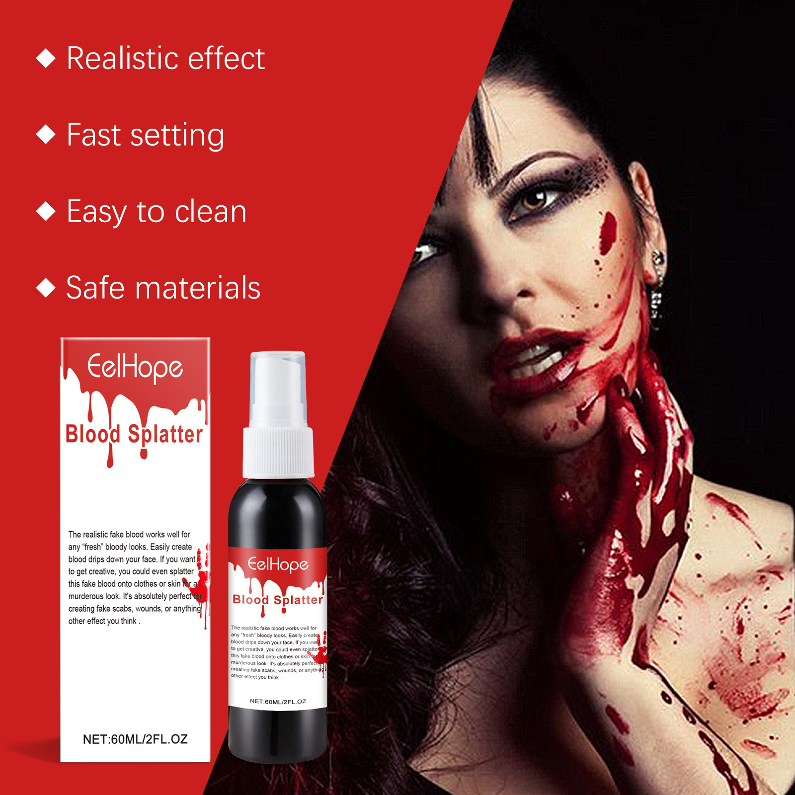 Halloween Emulation Fake Blood - Cosplay Prop Paint recensione e prezzo