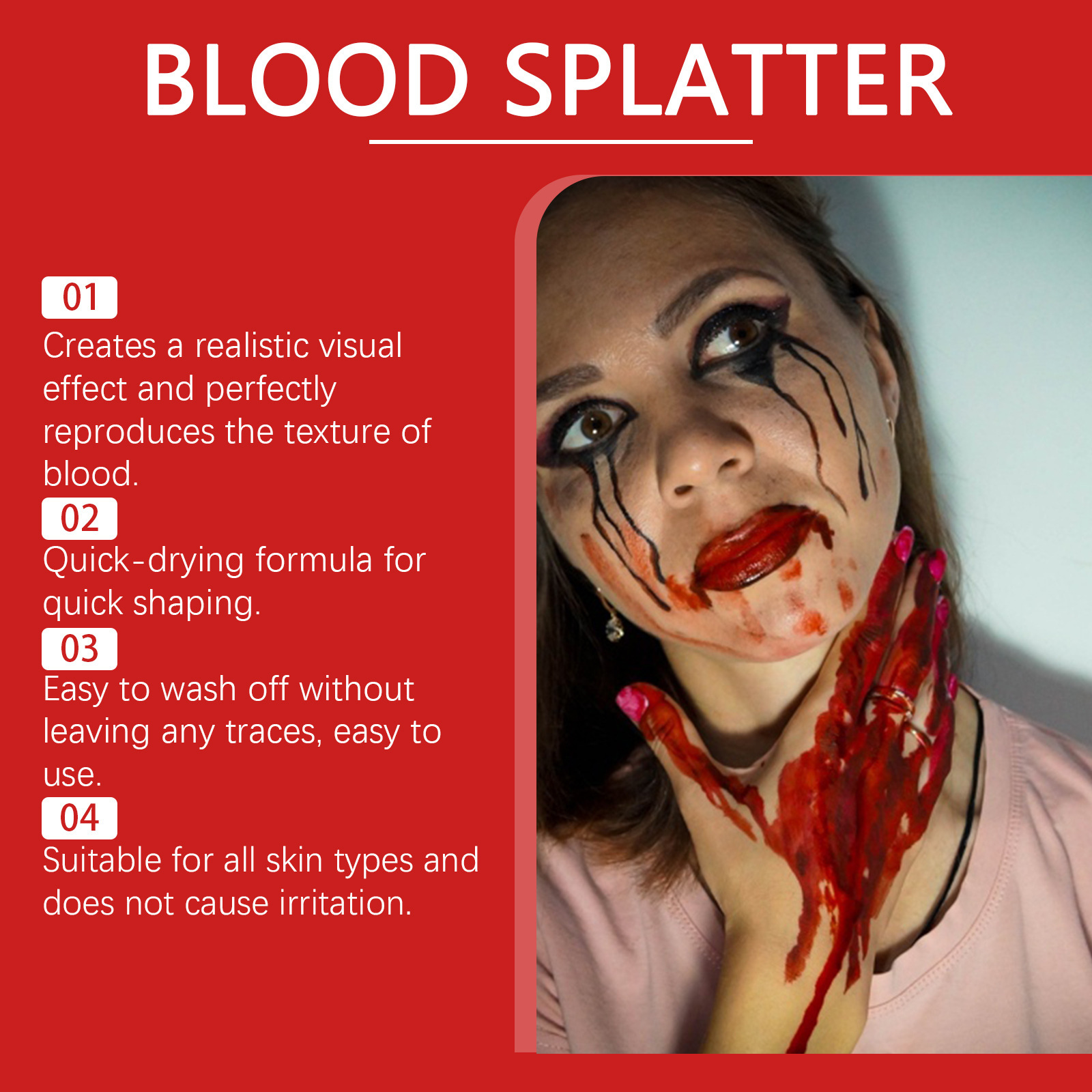Halloween Emulation Fake Blood - Cosplay Prop Paint recensione e prezzo
