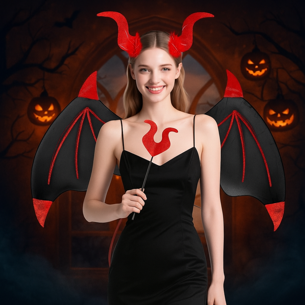 3Pcs/Set Funny Halloween Cospl - Cosplay Bat Prop recensione e prezzo