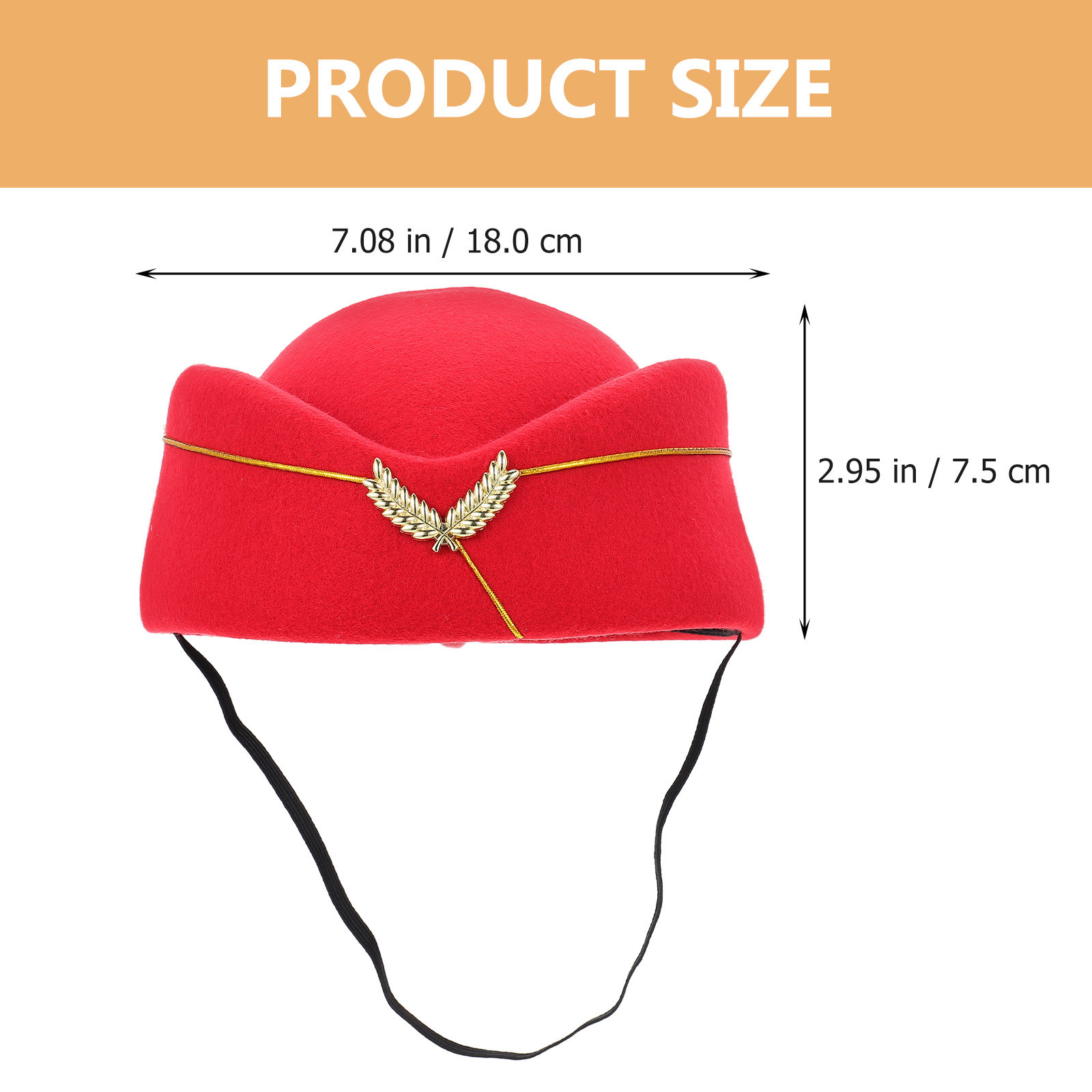 Stylish Flight Attendant Hat R - Easy Cosplay Prop recensione e prezzo