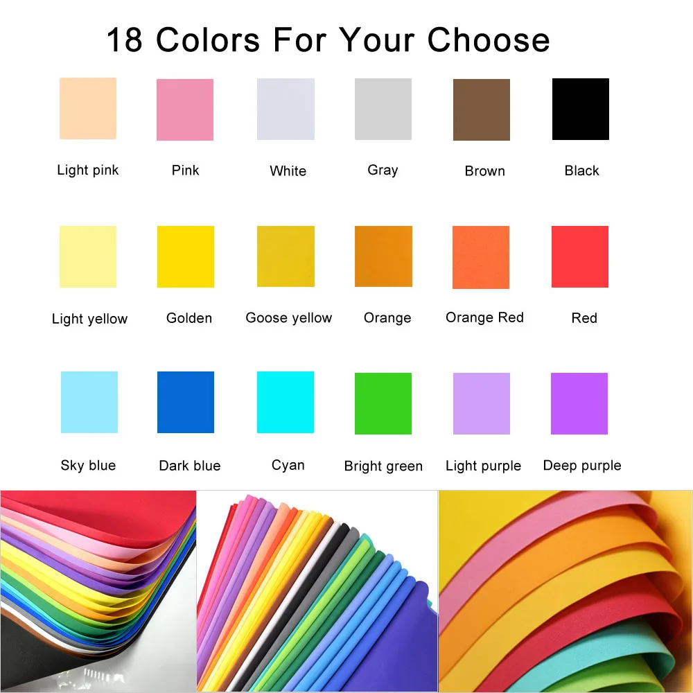 1/18Pcs Colorful EVA Foam Shee - Cosplay Props Eva Foam recensione e prezzo