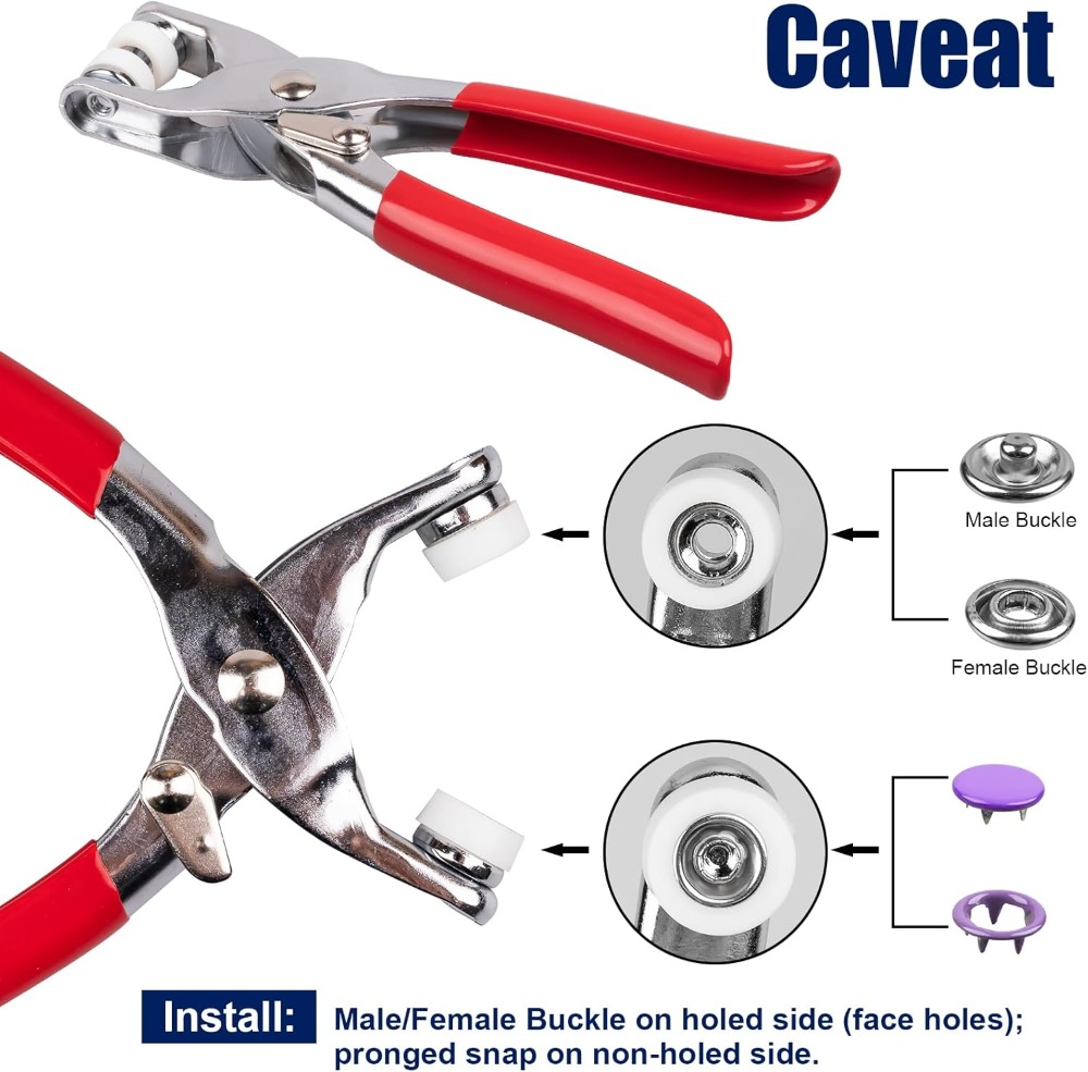 200 Set Snap Button Kit, 9.5mm - Snap Fastener Set recensione e prezzo