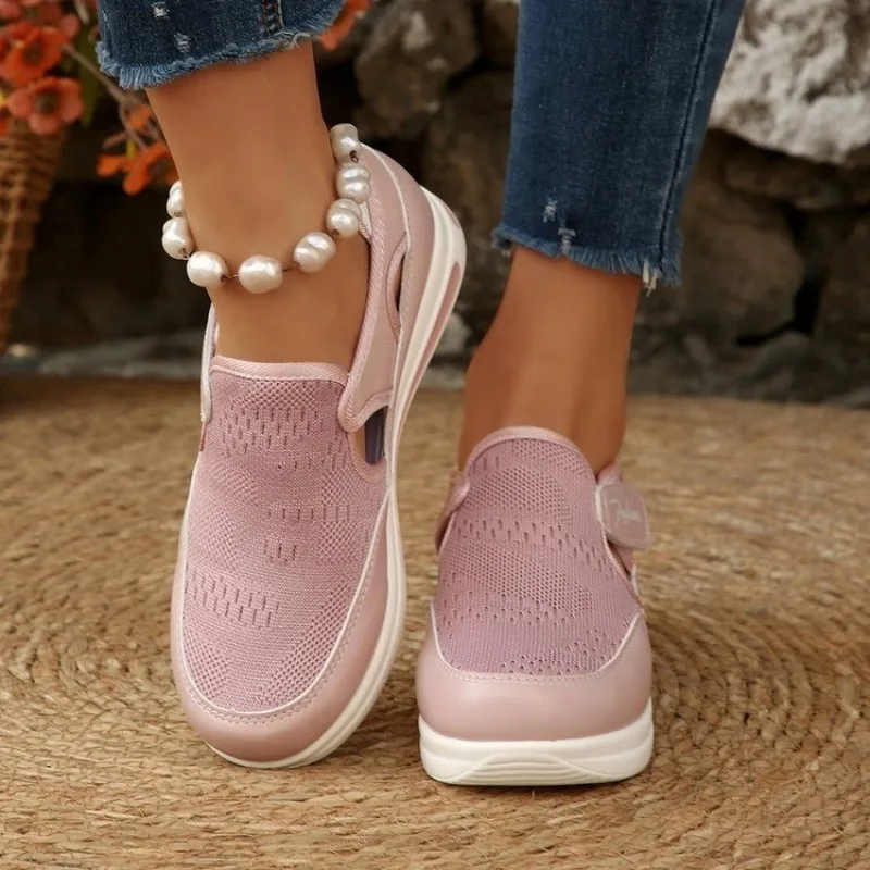 Women Platform Slip on Sneaker - Velcro Hook Loop recensione e prezzo