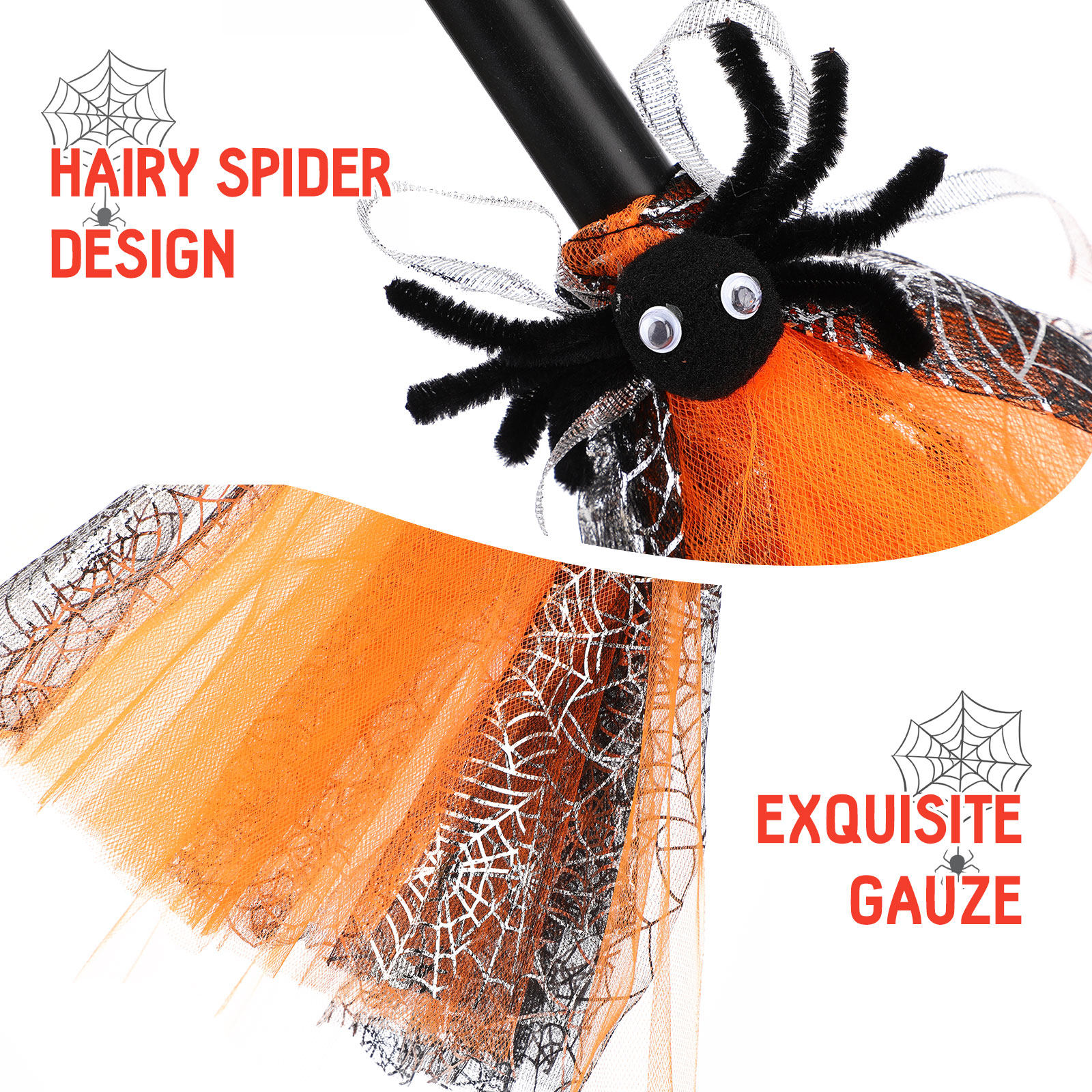 Halloween Witch Broom Prop Lig - Easy Cosplay Prop recensione e prezzo