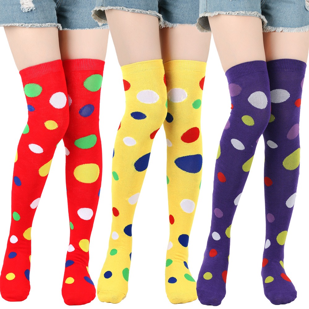 Cartoon Polka-dot Cow Stocking - Cosplay Prop Designer recensione e prezzo