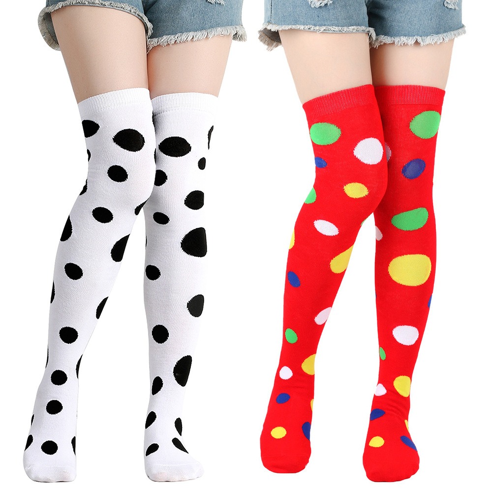 Cartoon Polka-dot Cow Stocking - Cosplay Prop Designer recensione e prezzo