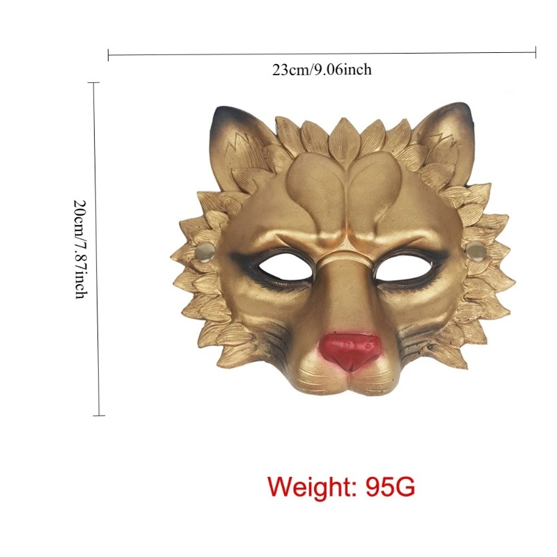 Vivid 3D PU Foam Lion Mask Hal - Cosplay Props Eva Foam recensione e prezzo