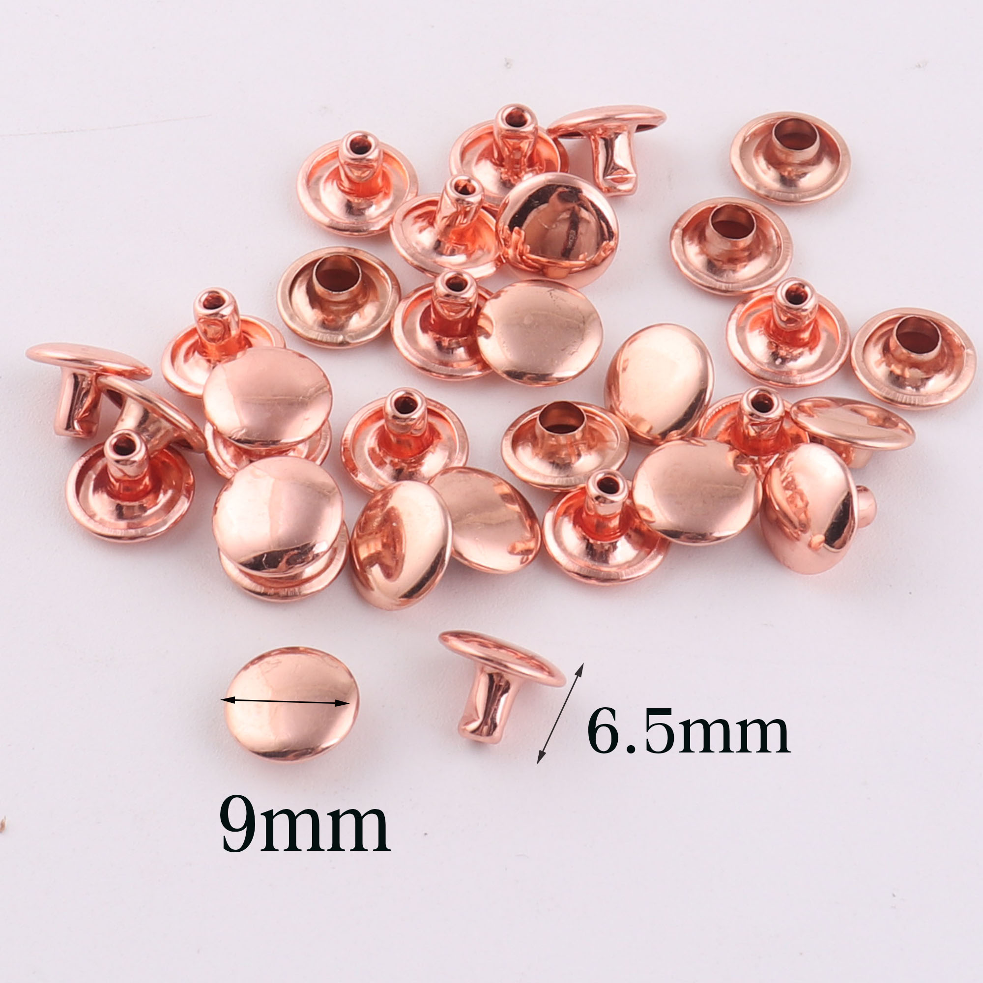 100 Sets Double Cap Rivets,Ros - Snap Fastener Set recensione e prezzo