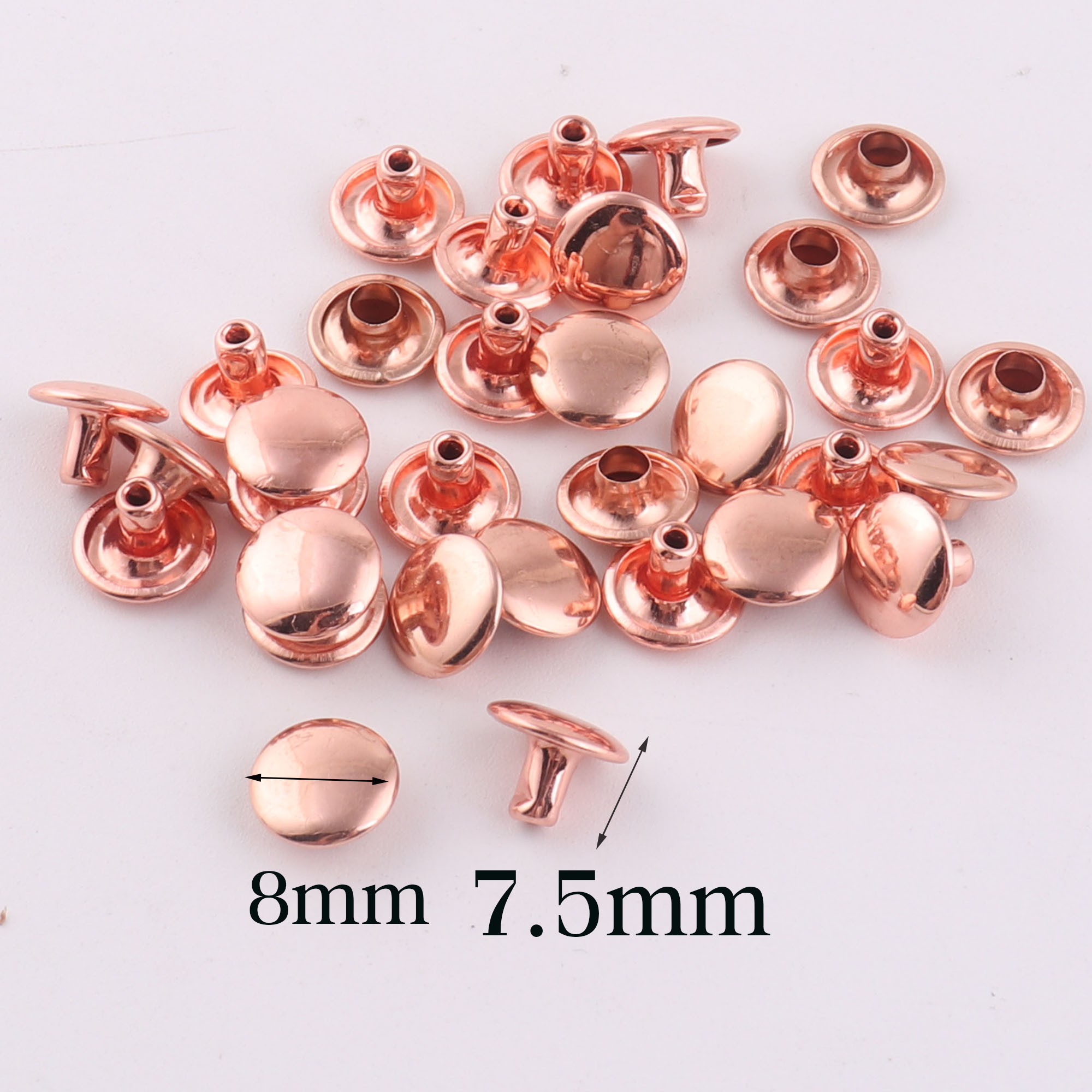 100 Sets Double Cap Rivets,Ros - Snap Fastener Set recensione e prezzo