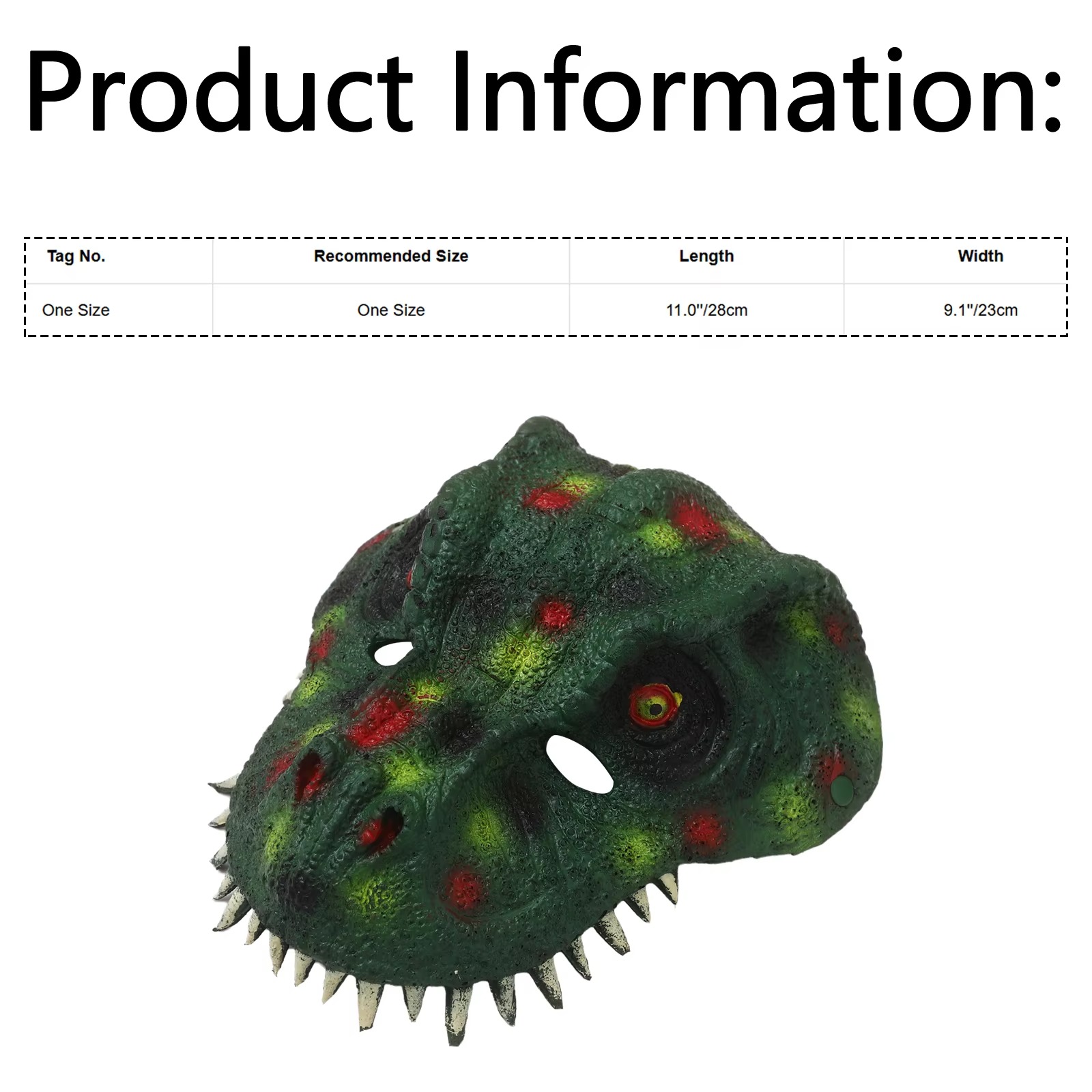 Adult Halloween Dinosaur Mask  - Cosplay Props Eva Foam recensione e prezzo