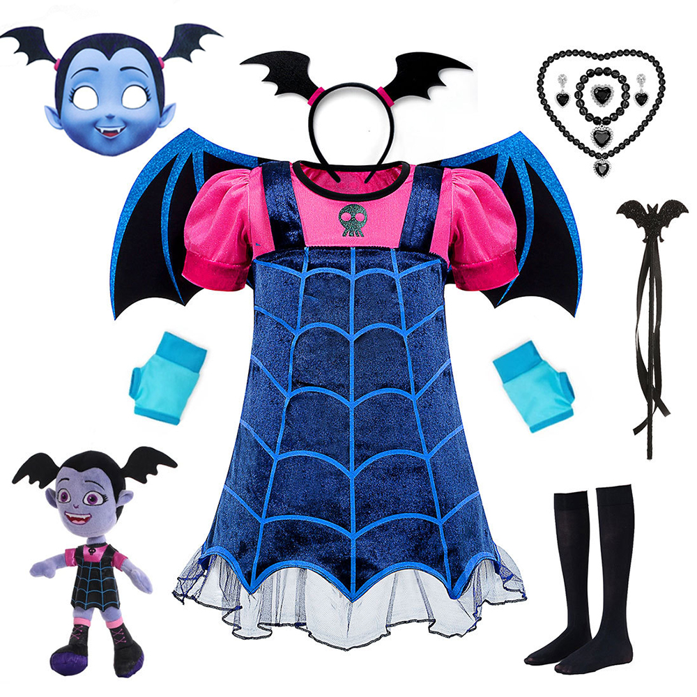 Girls Junior Vampirina Dress w - Cosplay Bat Prop recensione e prezzo