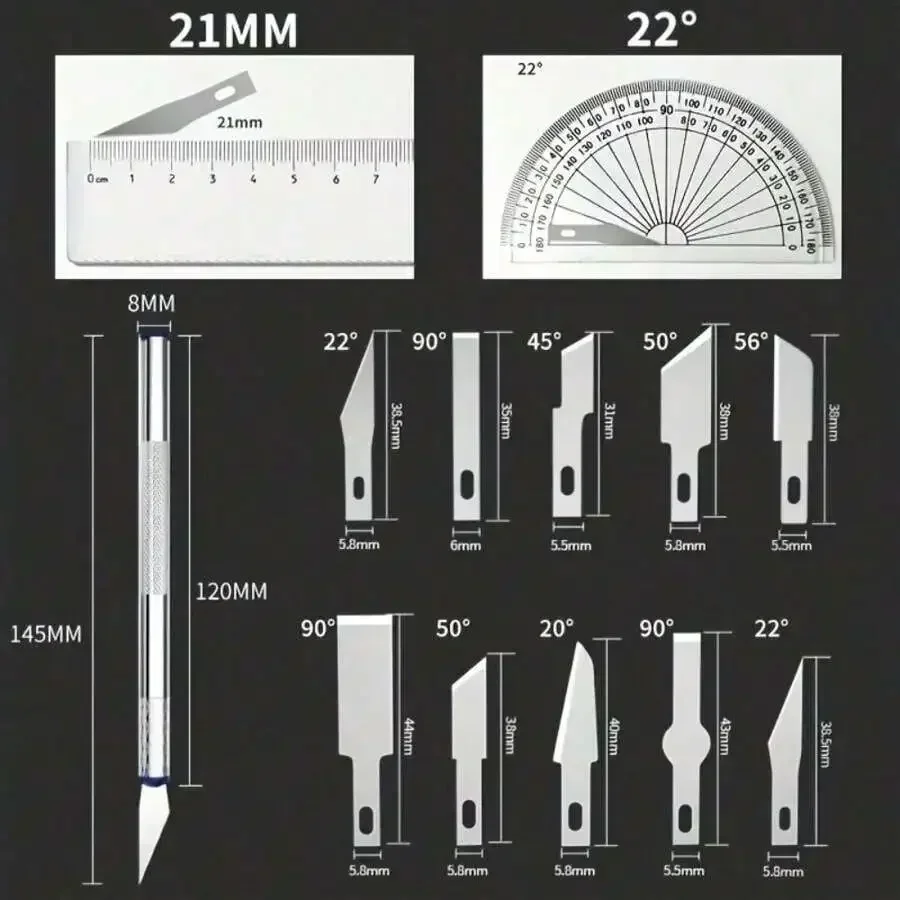 13pcs Precision Craft Knife Se - Craft Knife Set recensione e prezzo
