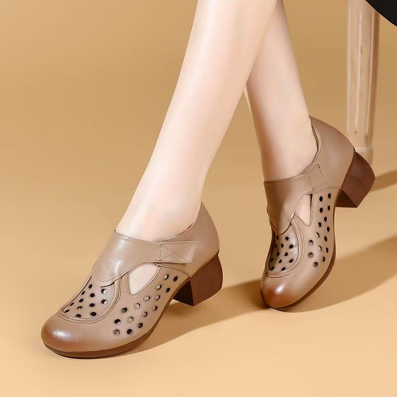 Women's Summer New Leather Hol - Velcro Hook Loop recensione e prezzo