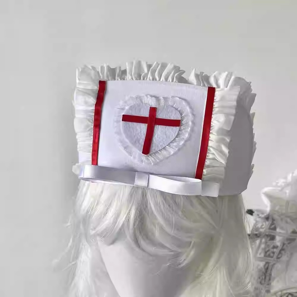 Cosplay nurse cap hat Accessor - Cosplay Prop Bow recensione e prezzo