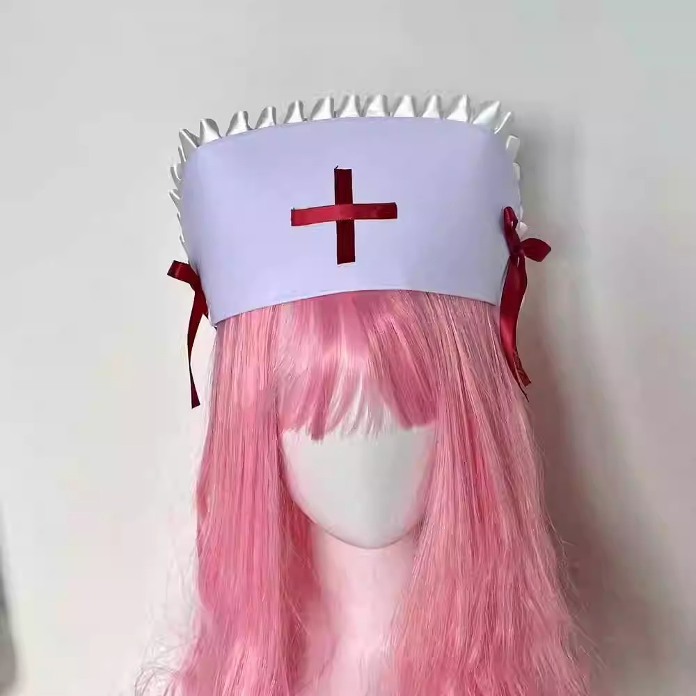 Cosplay nurse cap hat Accessor - Cosplay Prop Bow recensione e prezzo
