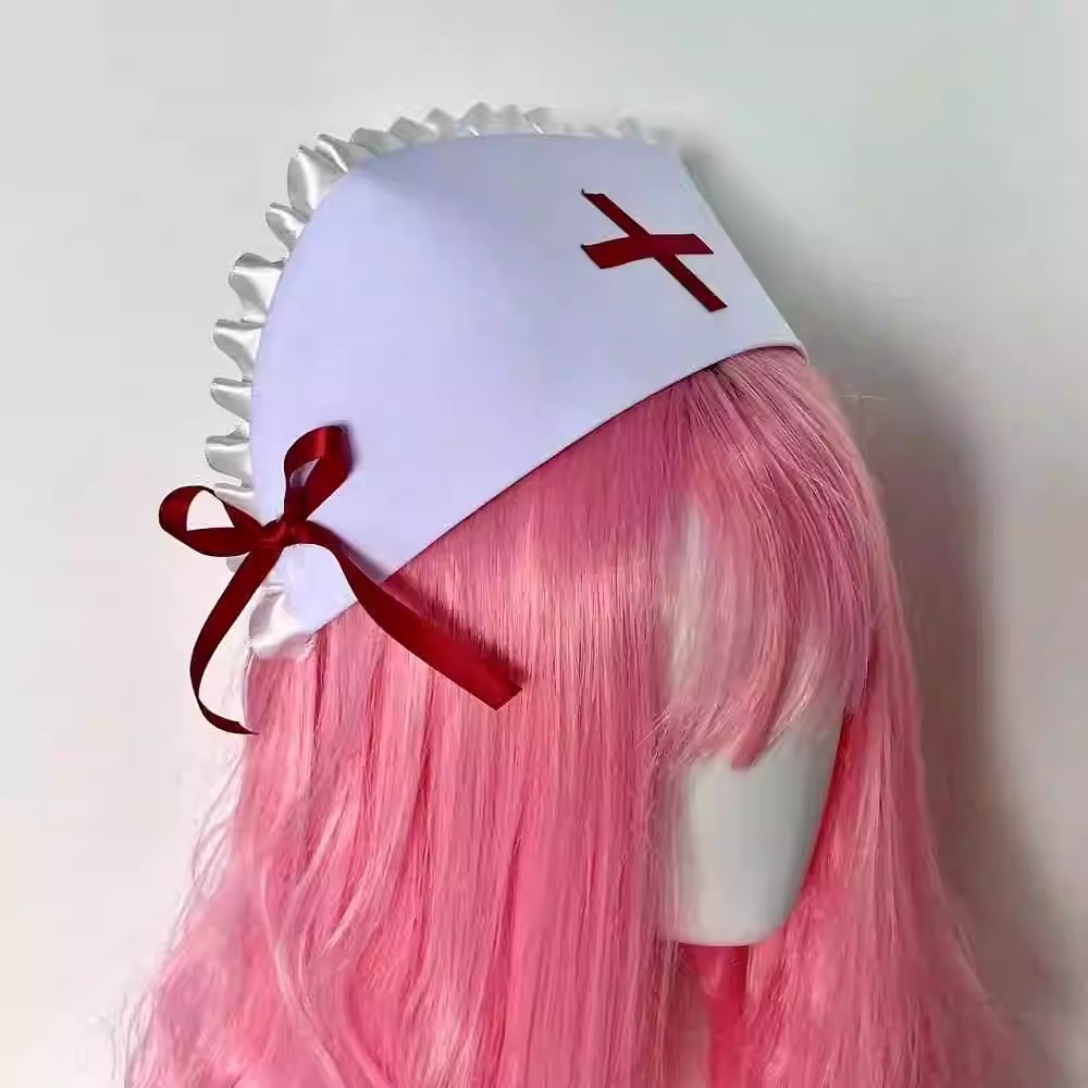 Cosplay nurse cap hat Accessor - Cosplay Prop Bow recensione e prezzo