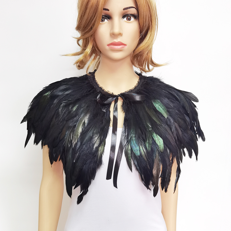 3 Layer Gothic Feather Shawl I - Cosplay Floating Prop recensione e prezzo