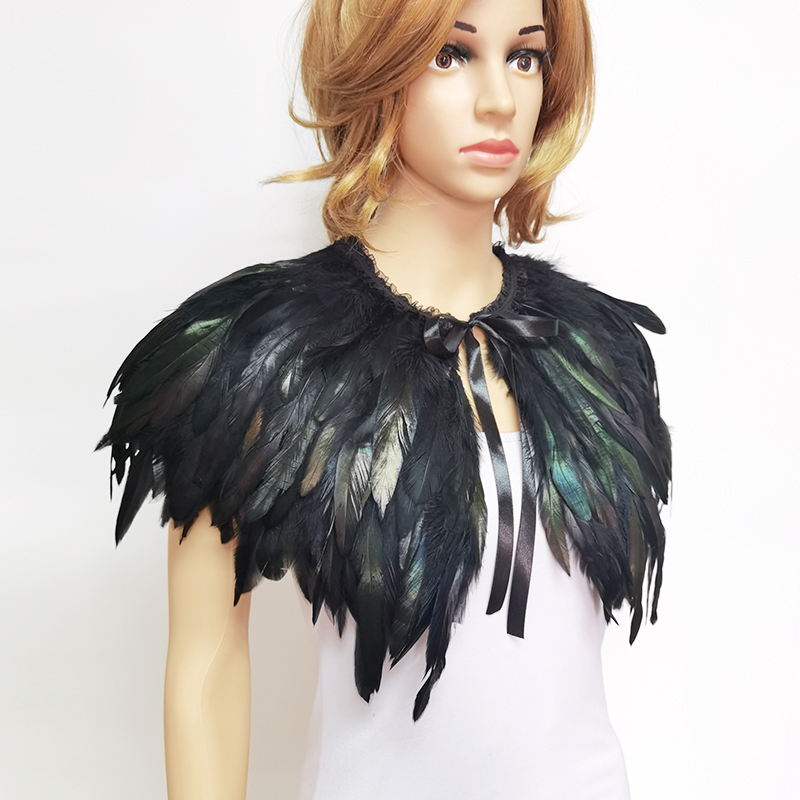 3 Layer Gothic Feather Shawl I - Cosplay Floating Prop recensione e prezzo