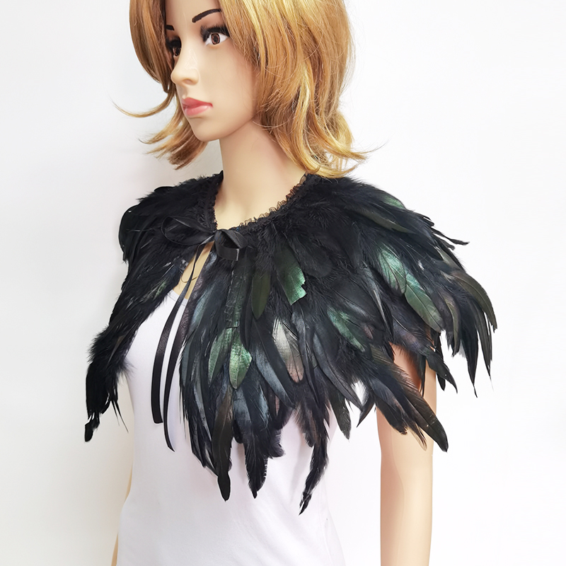 3 Layer Gothic Feather Shawl I - Cosplay Floating Prop recensione e prezzo