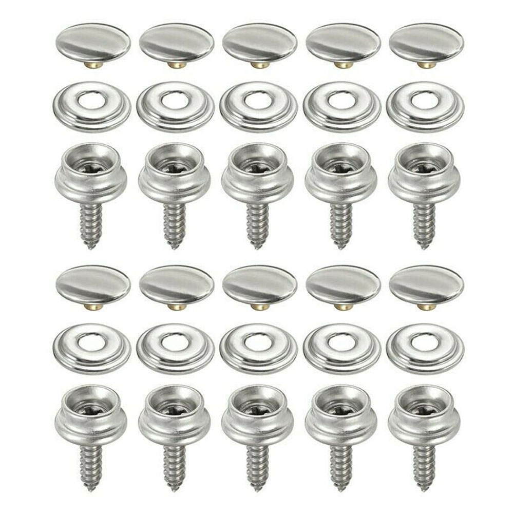 30pcs Snap Fastener Stainless  - Snap Fastener Set recensione e prezzo
