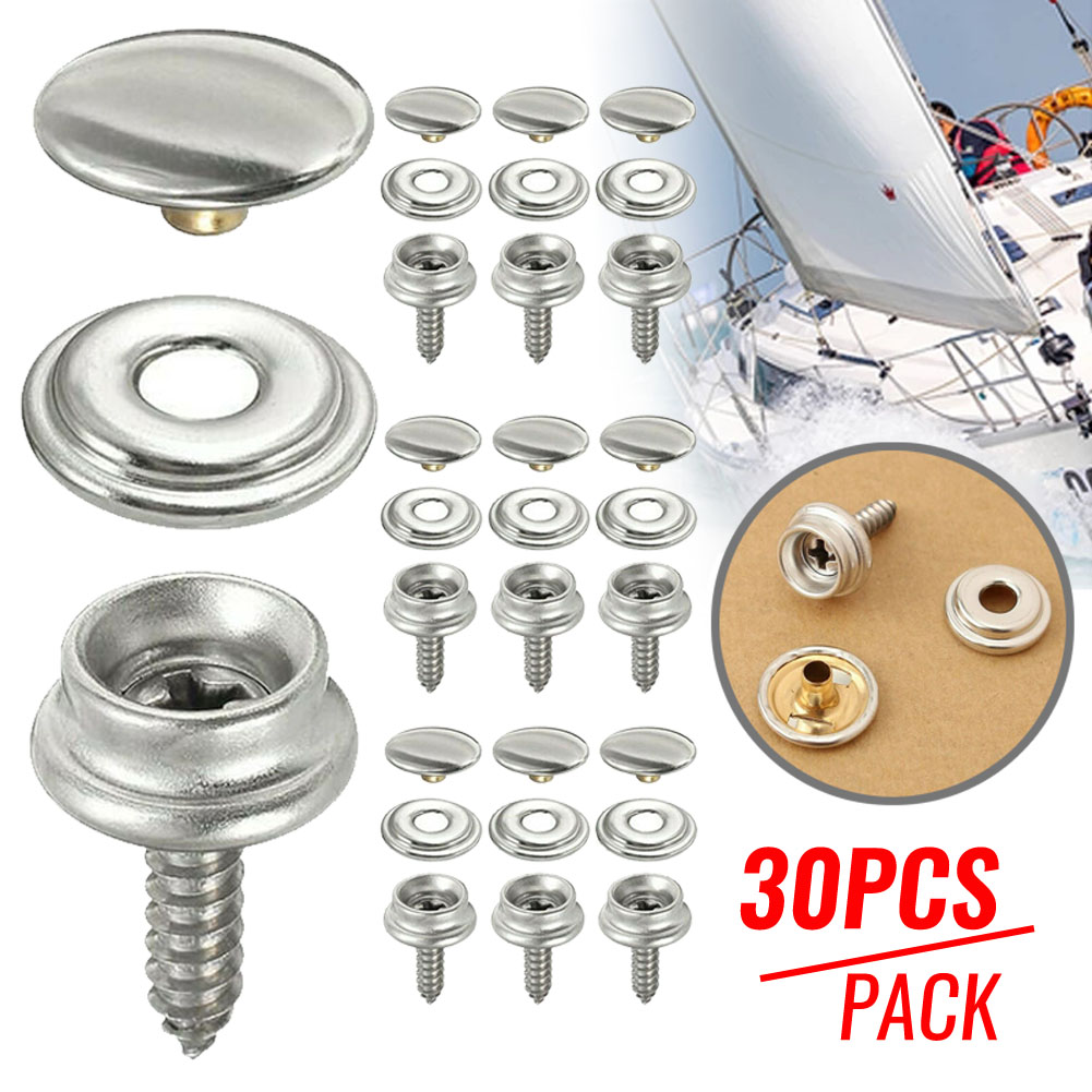 30pcs Snap Fastener Stainless  - Snap Fastener Set recensione e prezzo