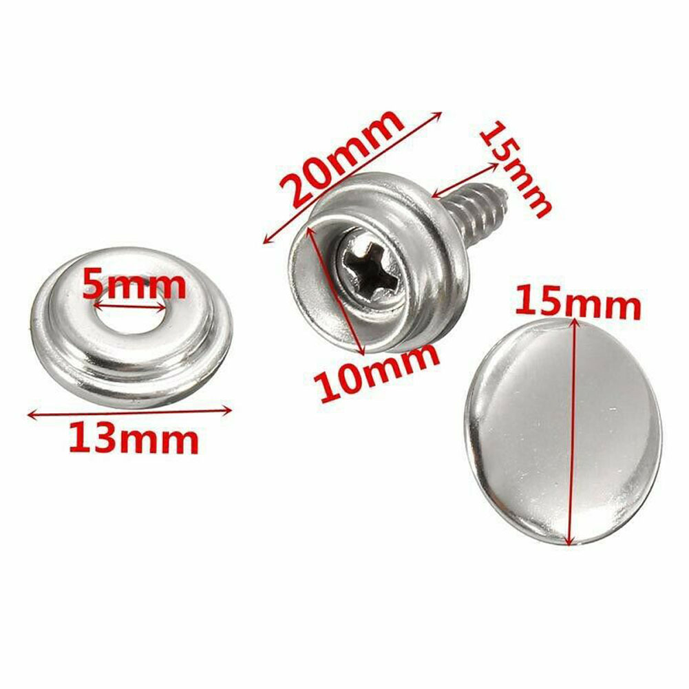 30pcs Snap Fastener Stainless  - Snap Fastener Set recensione e prezzo